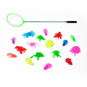 키즈맘붕어 타이니 세트/금붕어 형광 물고기 장난감 목욕 욕조 낚시 아기 물놀이 잡기 뜰채 숫자 공부