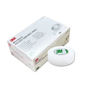 3M 의료용 종이테이프 반창고 1530-0 흰색/24롤