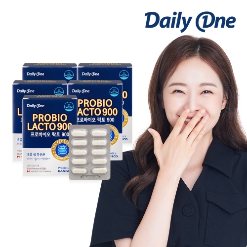 바이오가이아 프로바이오락토 900 유산균 보장균 100억 CFU 냉장배송 5통