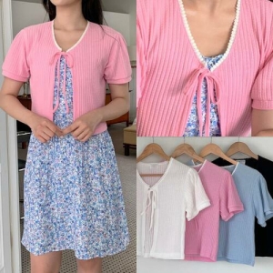 아이우먼 위쉬몰 MO 쮸뗌므레이스반팔가디건 P703H307 빅사이즈