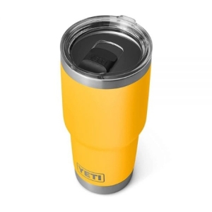 YETI Rambler 887.2ml 30온스 텀블러 스테인리스 스틸 MagSlider 뚜껑으로 진공 단열 알파인 옐로우 예티