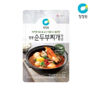 청정원 고메레시피 짬뽕 순두부찌개 양념 140g