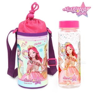 W8DAFF7 시크릿쥬쥬 물통세트 주머니 반짝이는