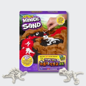 키네틱 샌드 공룡 화석 발굴 세트 모래 놀이 완구 선물 어린이 가족 S21027