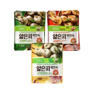 풀무원  얇은피만두 고기 2봉+김치2봉+고기깻잎2봉