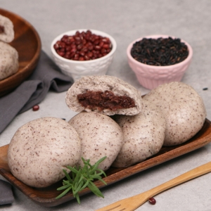 안흥식품  안흥찐빵 흑미 쌀찐빵 60개