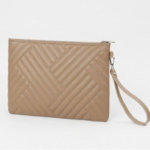 캐주얼 여성 손가방 클러치백 베이지 가방 W9EC9C3