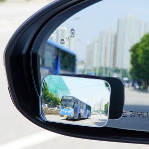 에이스피드  자동차 사각지대 보조미러 거울 와이드 백미러 흡착식 C62사각형