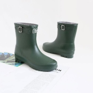 슈슈 무지 심플 버클 숏 레인부츠 패션 장화 10527584