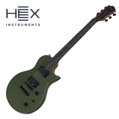 HEX  H100 / 헥스 일렉기타 Army Green