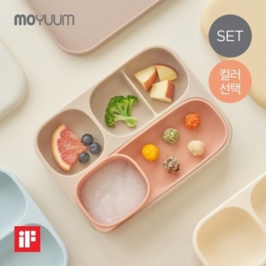 모윰 실리콘 초강력 흡착식판+디바이더 플레이트 세트