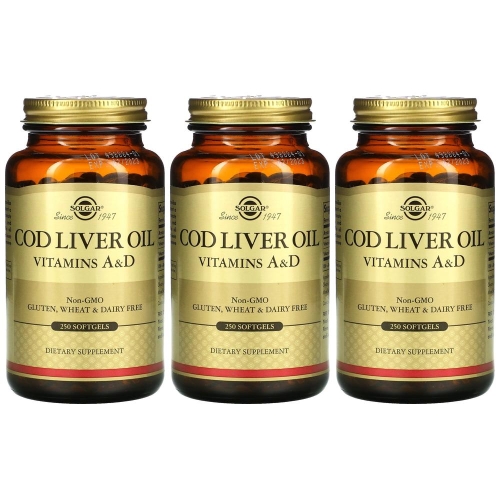 솔가 대구 간유 비타민A & D 250캡슐