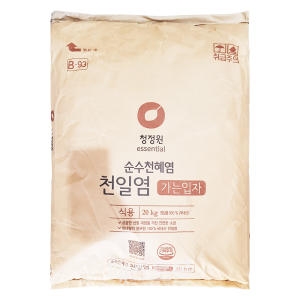 대상 청정원 천일염 가는 입자 20kg