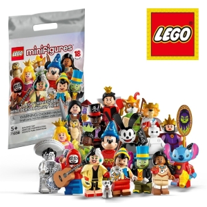 레고  71038 디즈니 100 미니피규어 18종 풀세트 피노키오 크루엘라 로빈 후드