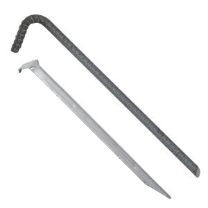 포스아트  야자 매트 고정핀 쇠 말뚝 철근