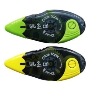 동기실업 바르네 풀테이프 8.4mm 12M 양면 접착 본품 BGT-0180 리필가능