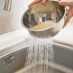 생활살림  스텐 믹싱볼 야채 쌀씻는도구 타공 채반 멀티 세척볼