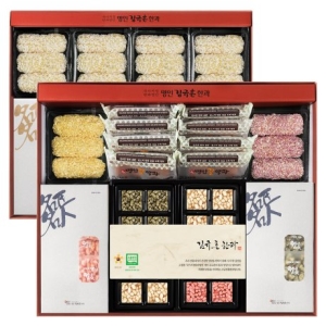 명인김규흔한과  하늘가 3호 2단 한과세트 632g