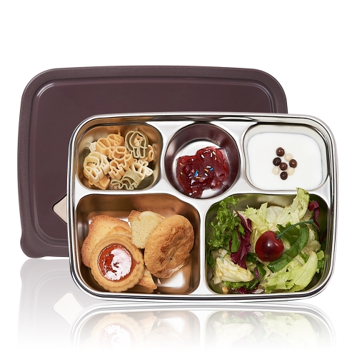 마더케이 스테인리스 식판 + 뚜껑 세트