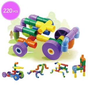 블록 쌓기 파이프 조립 완구 장난감 어린이집 교구