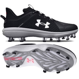 언더아머  야구 포인트화 3025591-001 블랙