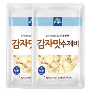면사랑  감자맛수제비 1kg 2개