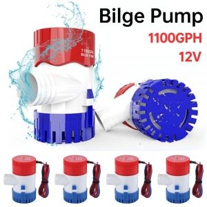 케이로  미니 전기 워터 펌프 빌지 DC 12V 1100GPH 수중 카약 해양 보트 수상 비행기 모터 홈 하우스 보트용