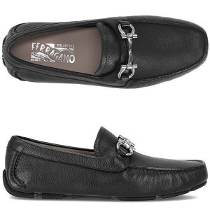 페라가모 리본즈 살바토레 파리지 뉴 PARIGI NEW NERO 755610 드라이빙 로퍼