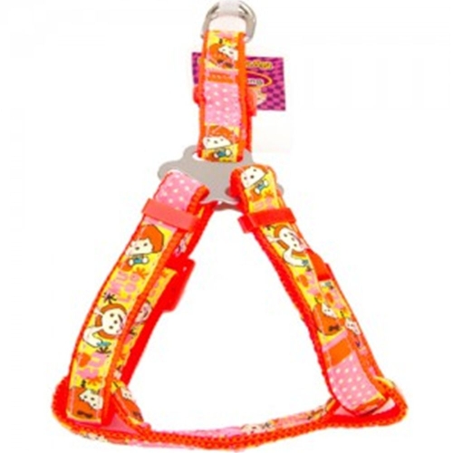 펫더맨 헬로도기 토끼15mm 어깨줄 핑크