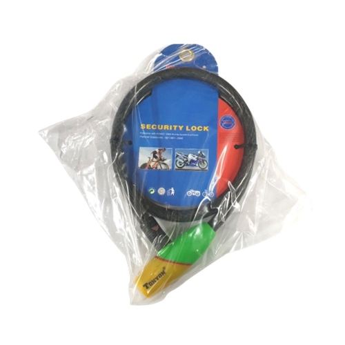 RT  자전거 분실 도난방지 와이어 자물쇠 열쇠 체인 W9CB36A