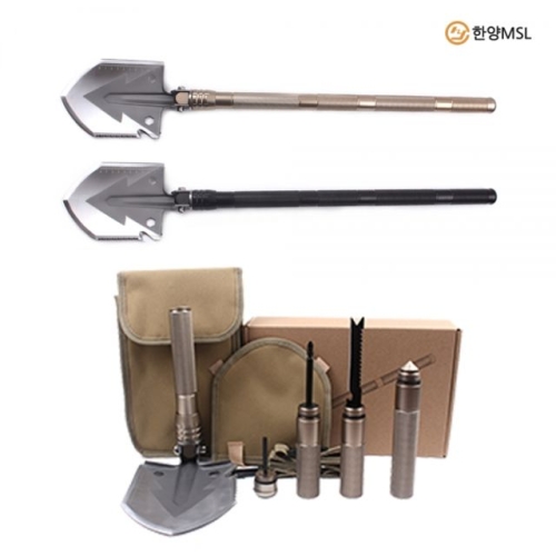폴리스  한양MSL  캠핑 다용도 야전삽 휴대 비상용 멀티삽