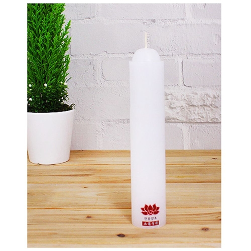 롯데알미늄 연꽃 양초(밀초)