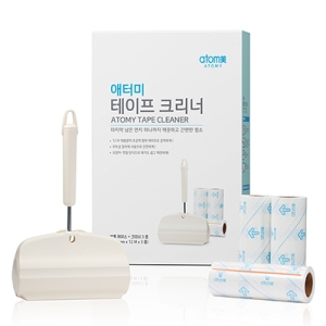 애터미  플로어 돌돌이 테이프 소파 카펫 먼지 털 롤 핸디 클리너 본체+리필 3개