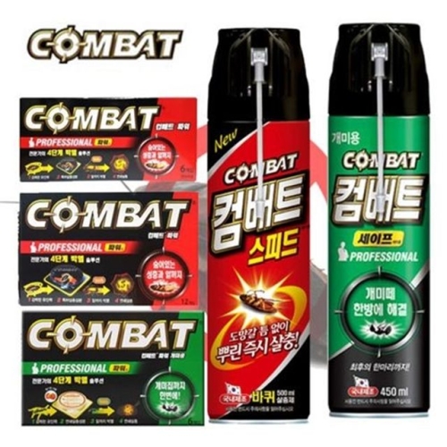 컴배트 파워 피프로닐 바퀴벌레 개미 트랩 좀벌레