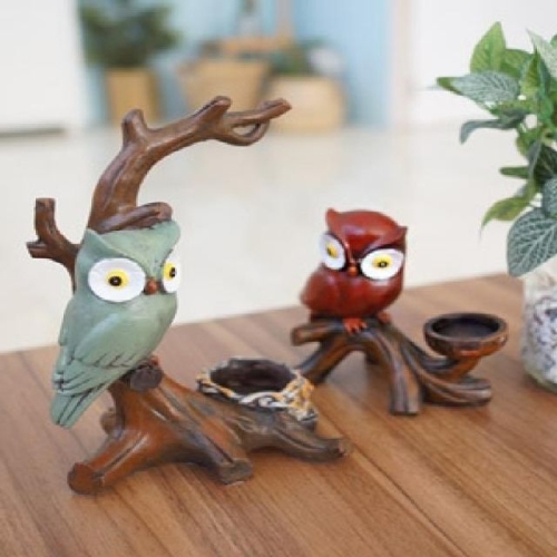 나무위 부엉이 촛대 2 Type