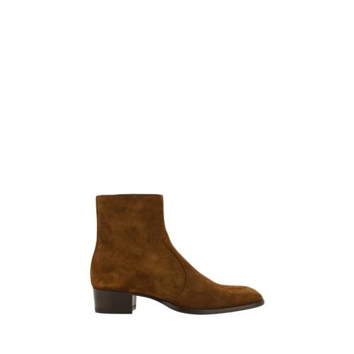 생로랑 스웨이드 와이어트 앵클부츠_755179 0LI00 2330