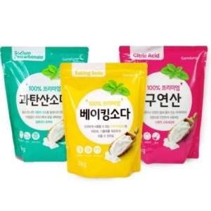 감동 베이킹소다 2kg + 과탄산소다 2kg + 구연산 2kg