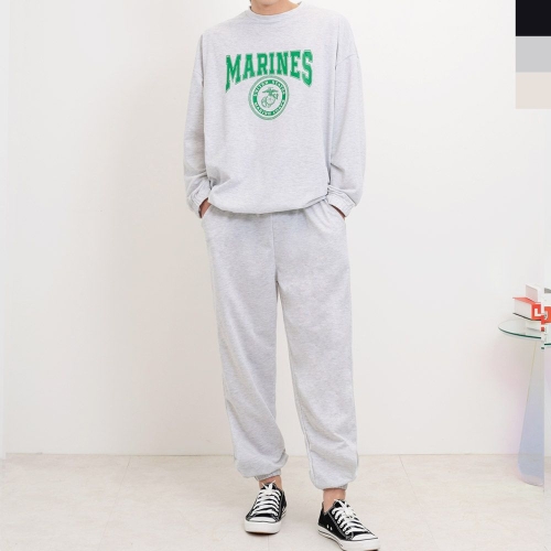 GQQ M782_M880 남자마린맨투맨조거세트