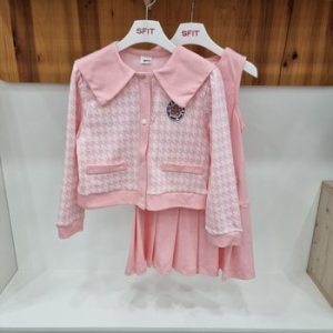 에스핏 세일러 체크 원피스 세트 SKX509-FKTR02