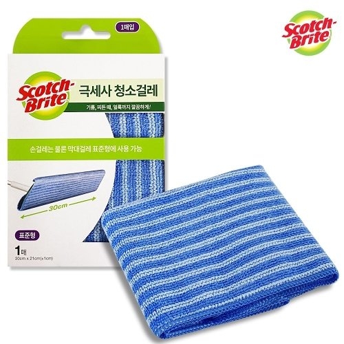 3M 스카치브라이트 극세사 청소걸레 표준형 1매