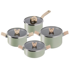 테팔  IH 블라썸 민트 냄비 4종 (편수18+양수20,24+전골24)