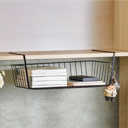 철제 수납걸이 철망 바스켓 주방 선반 바구니 책장 수납바구니