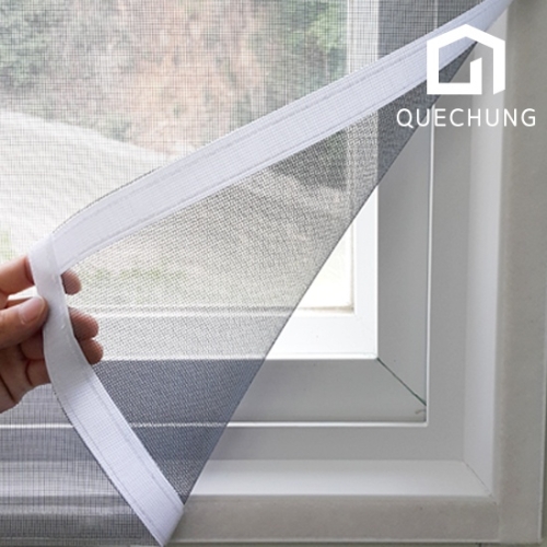 쾌청 맞춤제작 창문베란다 방충망 벨크로 탈부착 모기장