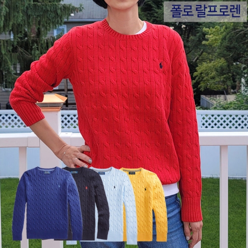 폴로 랄프 로렌 성인착용가능 랄프로렌 보이즈 꽈베기 니트