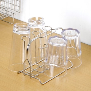 센스2030  스텐레스 컵걸이 6구 컵거치대 정리대 텀블러 건조대