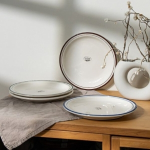 시라쿠스 뉴욕 킹스인 라인 메인 카페 원형 플레이트 접시 L 23cm, 4 color