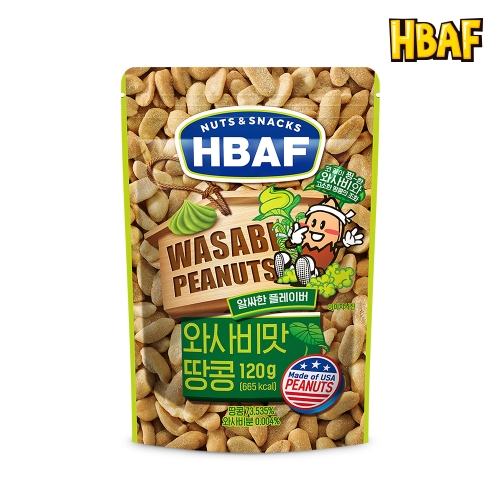 HBAF 와사비맛 땅콩 120g
