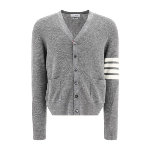 톰브라운 남성 4 바 와플 니트 가디건_MKC484AY1014055