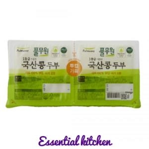 풀무원  국산콩두부 부침용 300g + 찌개용 300g