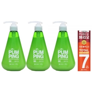 LG생활건강 페리오 허브 285g 3개 + 토탈7 마일드 치약 120g x 1개